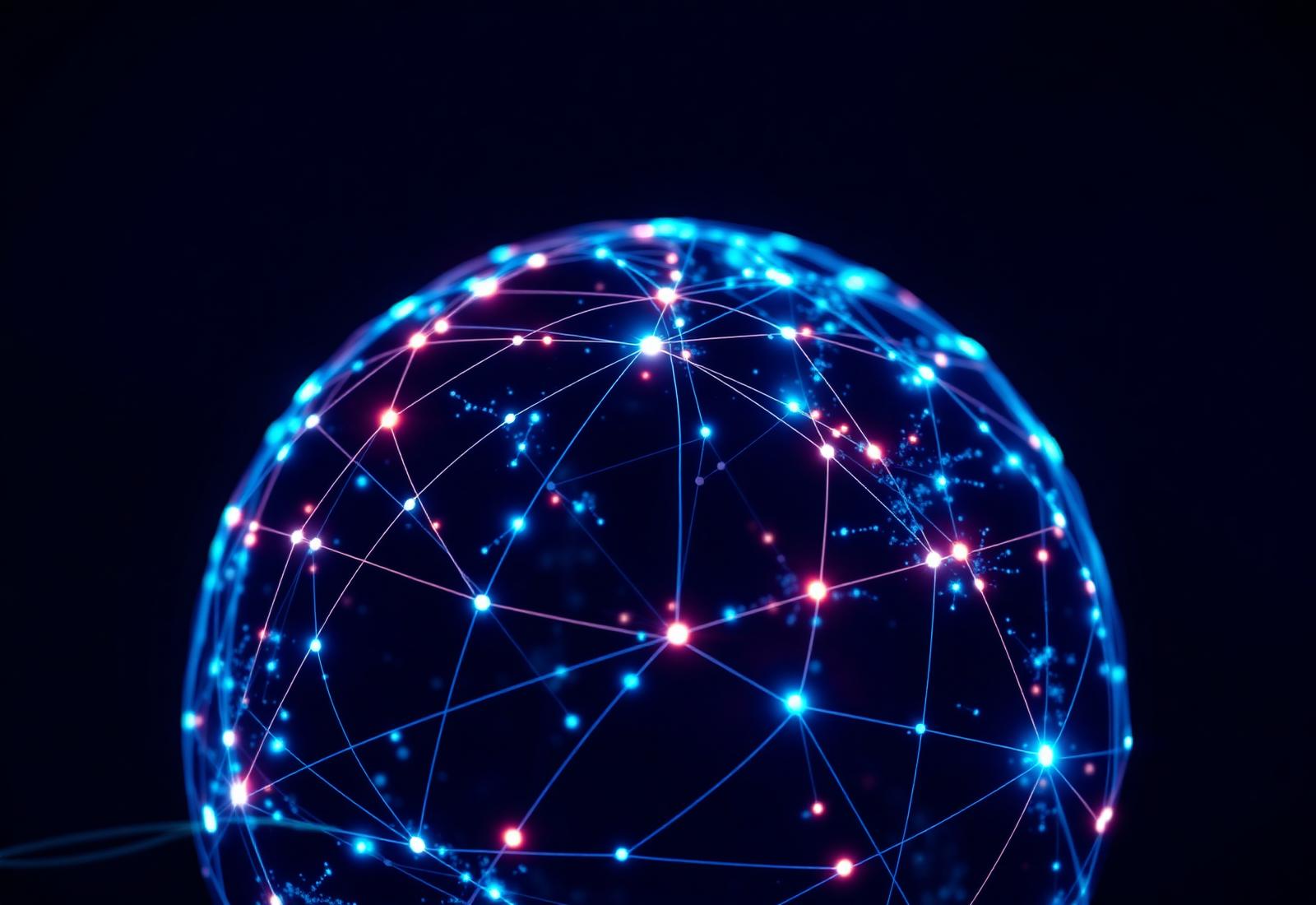 Global network visualization